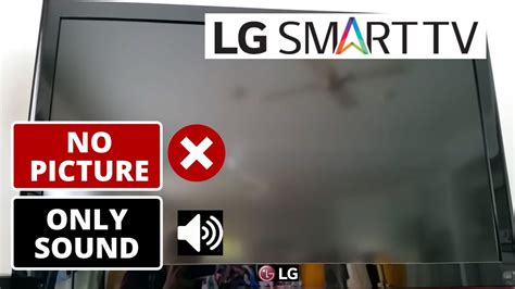 lv tv problem|lg tv audio but no picture.